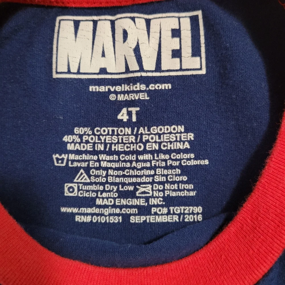 Marvel Spiderman Long Sleeve shirt 4T